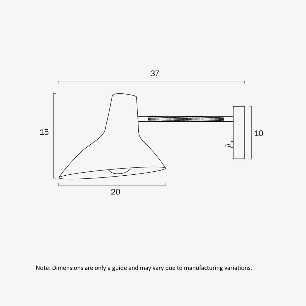Bedside Wall Lights Farbon Short Wall Light