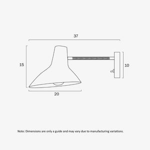 Bedside Wall Lights Farbon Short Wall Light