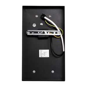 Exterior Wall Light Felix Galvanised Iron Black Wall Light