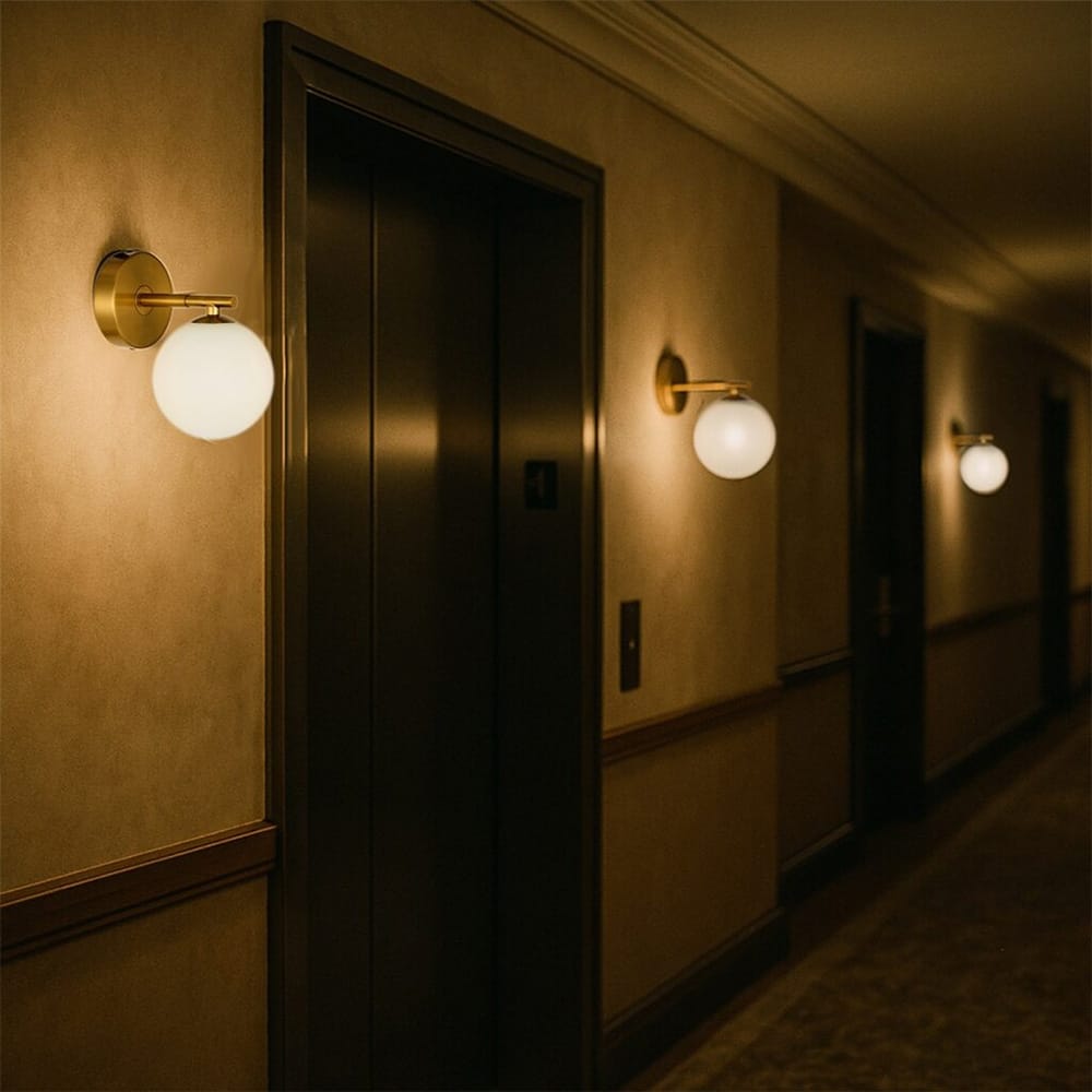 Interior Wall Light / Sconce Felton 1-Light Wall Light - Antique Gold