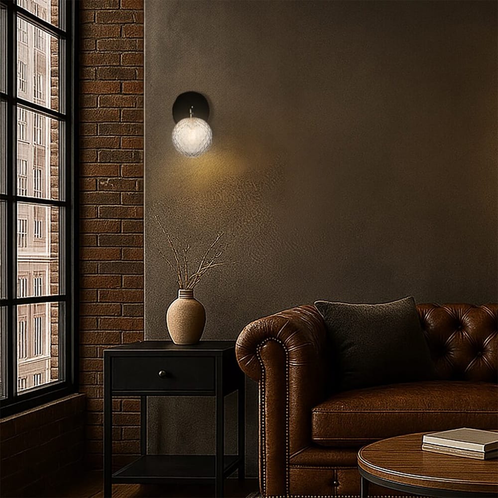 Interior Wall Light / Sconce Felton 1-Light Wall Light - Black