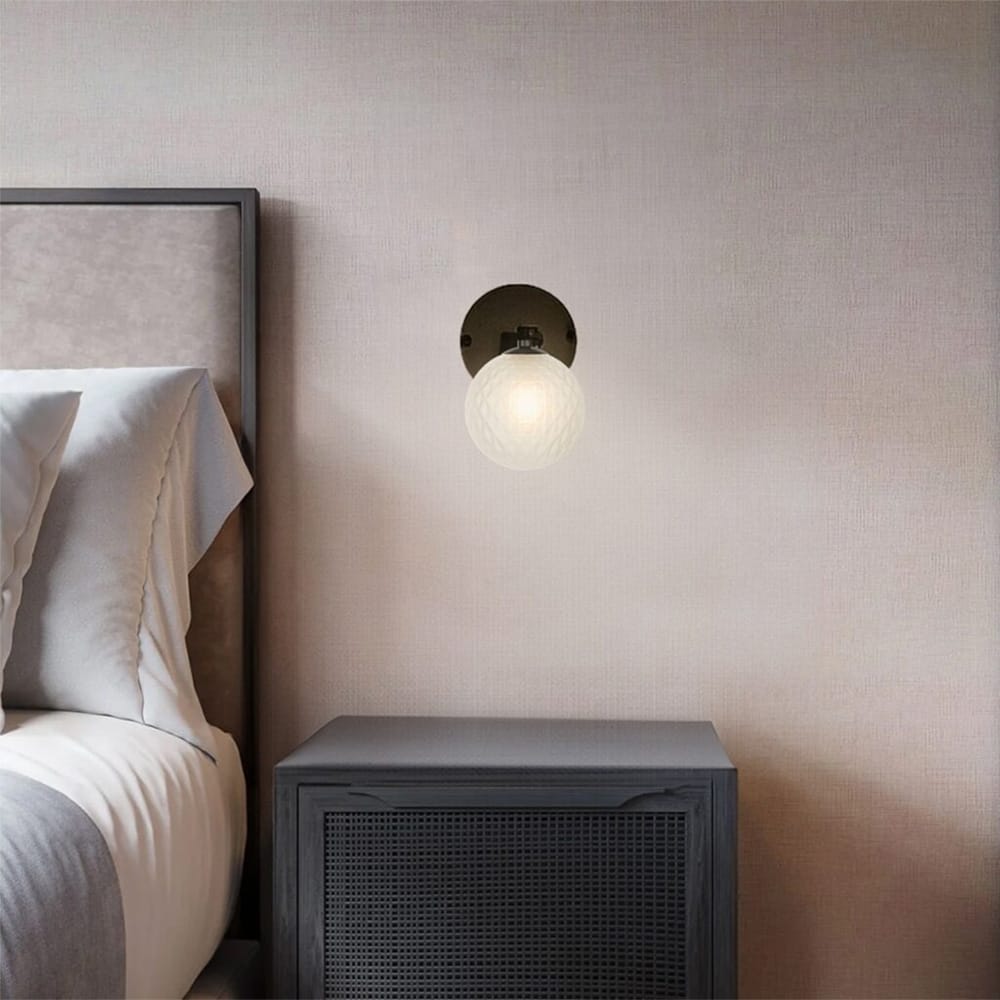 Interior Wall Light / Sconce Felton 1-Light Wall Light - Black