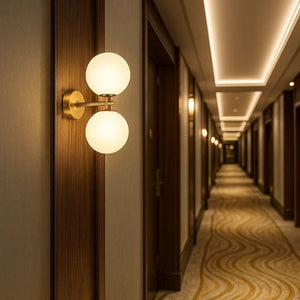 Interior Wall Light / Sconce Felton 2-Light Wall Light - Antique Gold