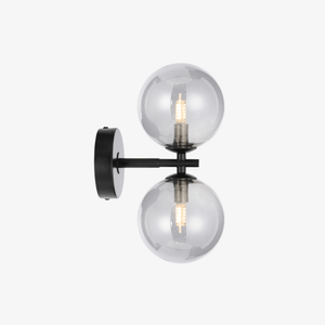 Interior Wall Light / Sconce Felton 2-Light Wall Light - Black