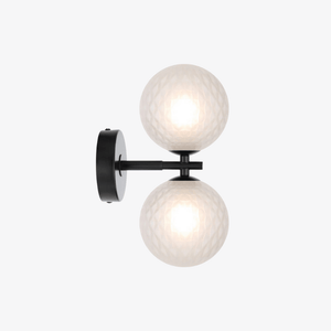 Interior Wall Light / Sconce Felton 2-Light Wall Light - Black