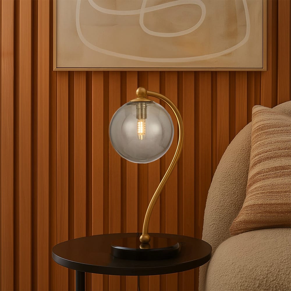 Table Lamps Felton Table Lamp Black Marble