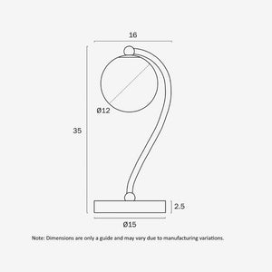 Table Lamps Felton Table Lamp Black