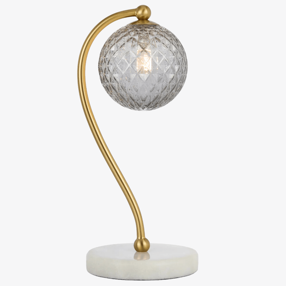 Table Lamps Felton Table Lamp White Marble