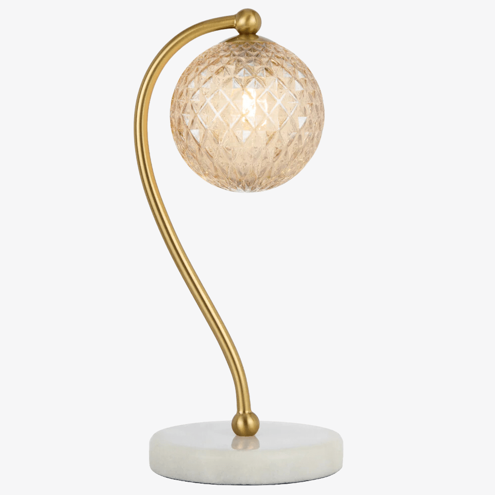 Table Lamps Felton Table Lamp White Marble