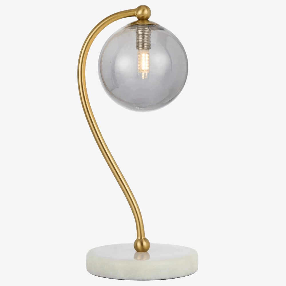 Table Lamps Felton Table Lamp White Marble