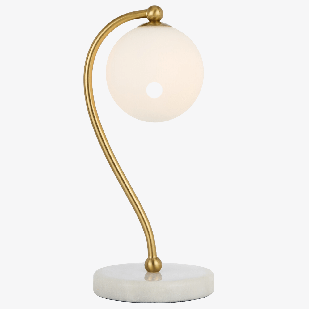 Table Lamps Felton Table Lamp White Marble