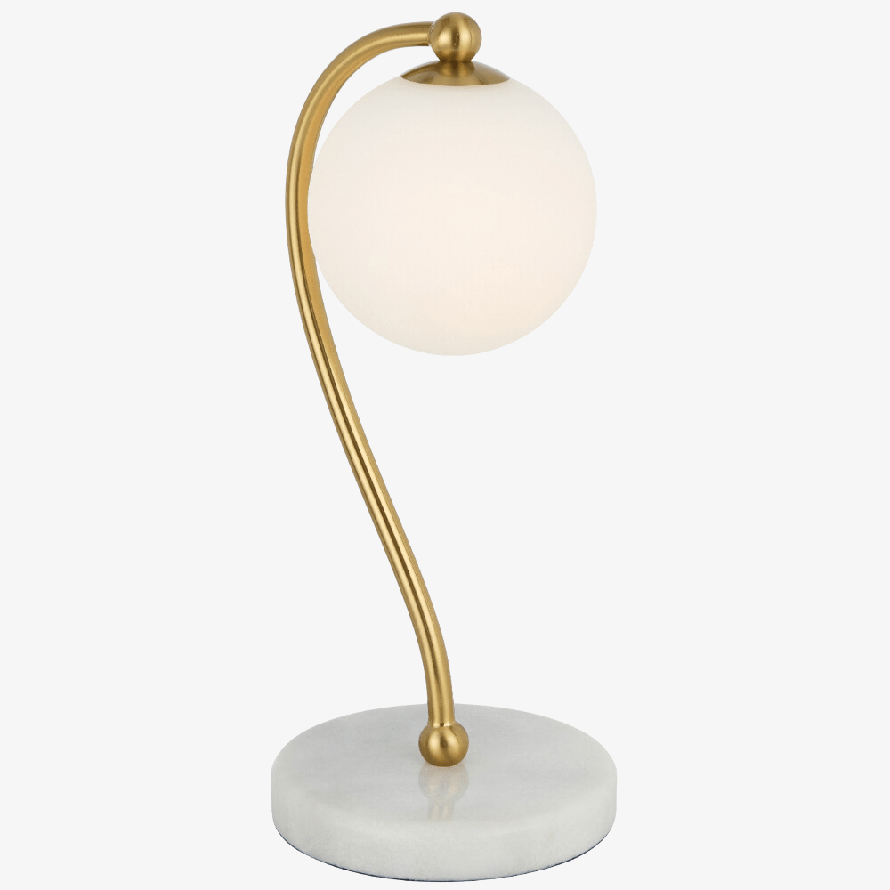 Table Lamps Felton Table Lamp White Marble