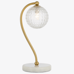 Table Lamps Felton Table Lamp White Marble