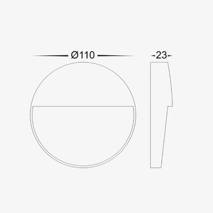 Step Lights Fino 3W Round Step Light - 12V