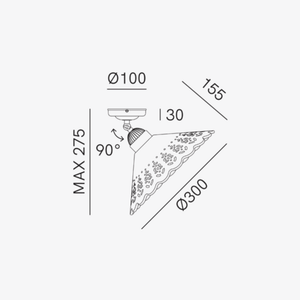 Interior Pendant Fior Di Pizzo Indoor Ceiling Light