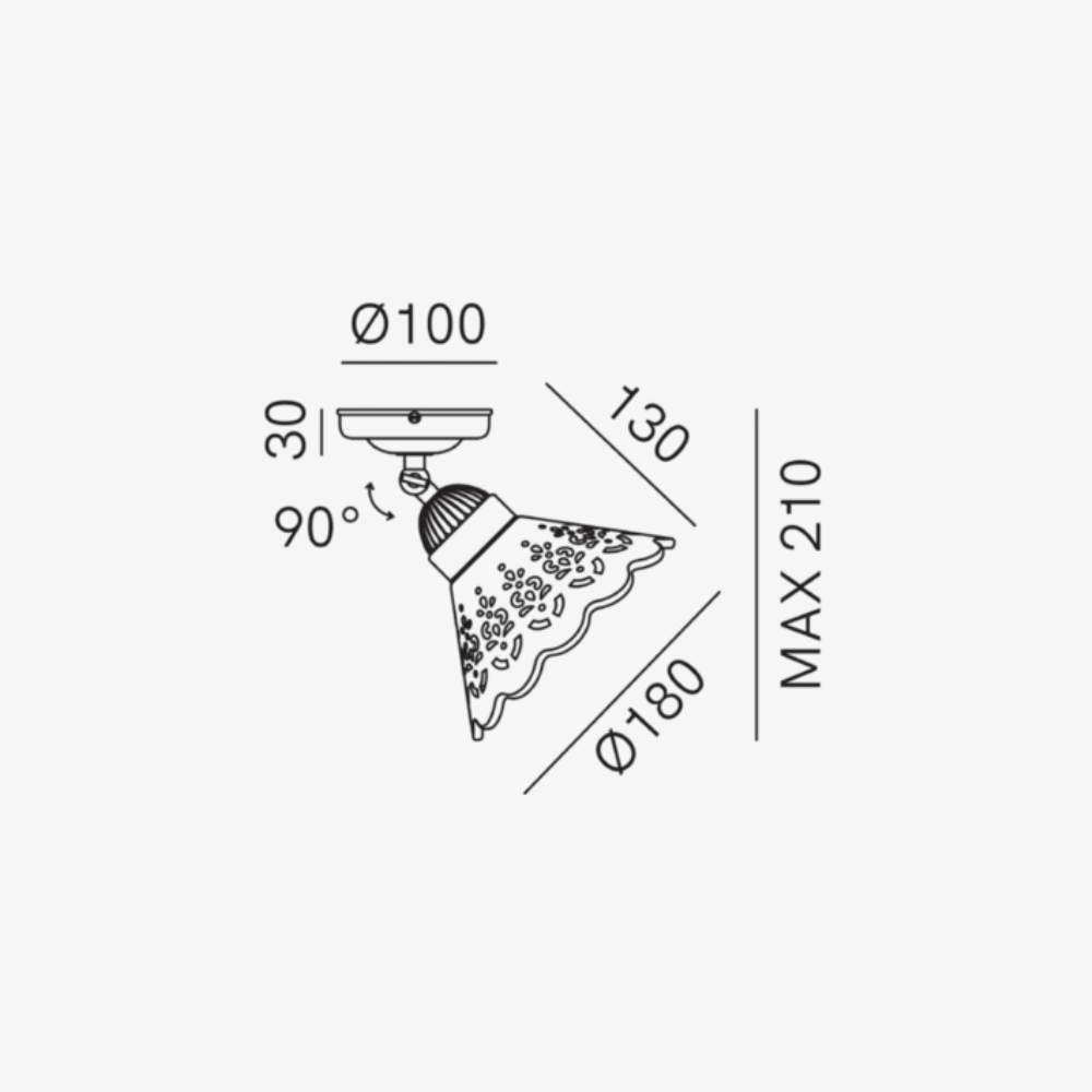 Interior Pendant Fior Di Pizzo Indoor Ceiling Light