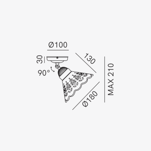 Interior Pendant Fior Di Pizzo Indoor Ceiling Light