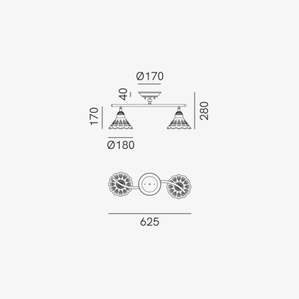 Interior Pendant Fior Di Pizzo Suspension Ceiling Light