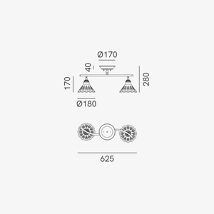 Interior Pendant Fior Di Pizzo Suspension Ceiling Light