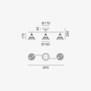 Interior Pendant Fior Di Pizzo Suspension Ceiling Light