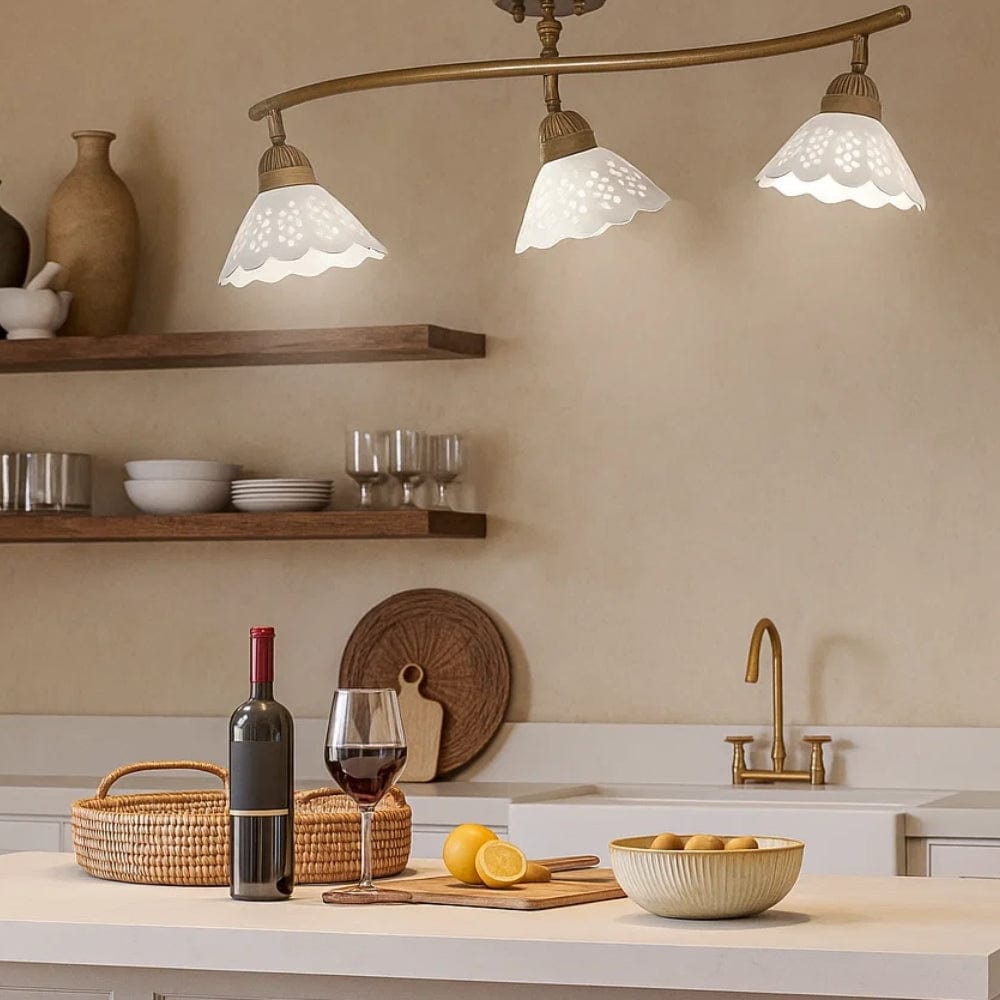 Linear Pendant Fior Di Pizzo Suspension Pendant