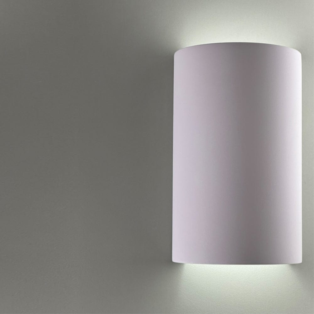 Interior Wall Light / Sconce Flash Gesso Ap1 Round Wall Light