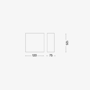 Interior Wall Light / Sconce Flash Gesso Ap1 Small Wall Light