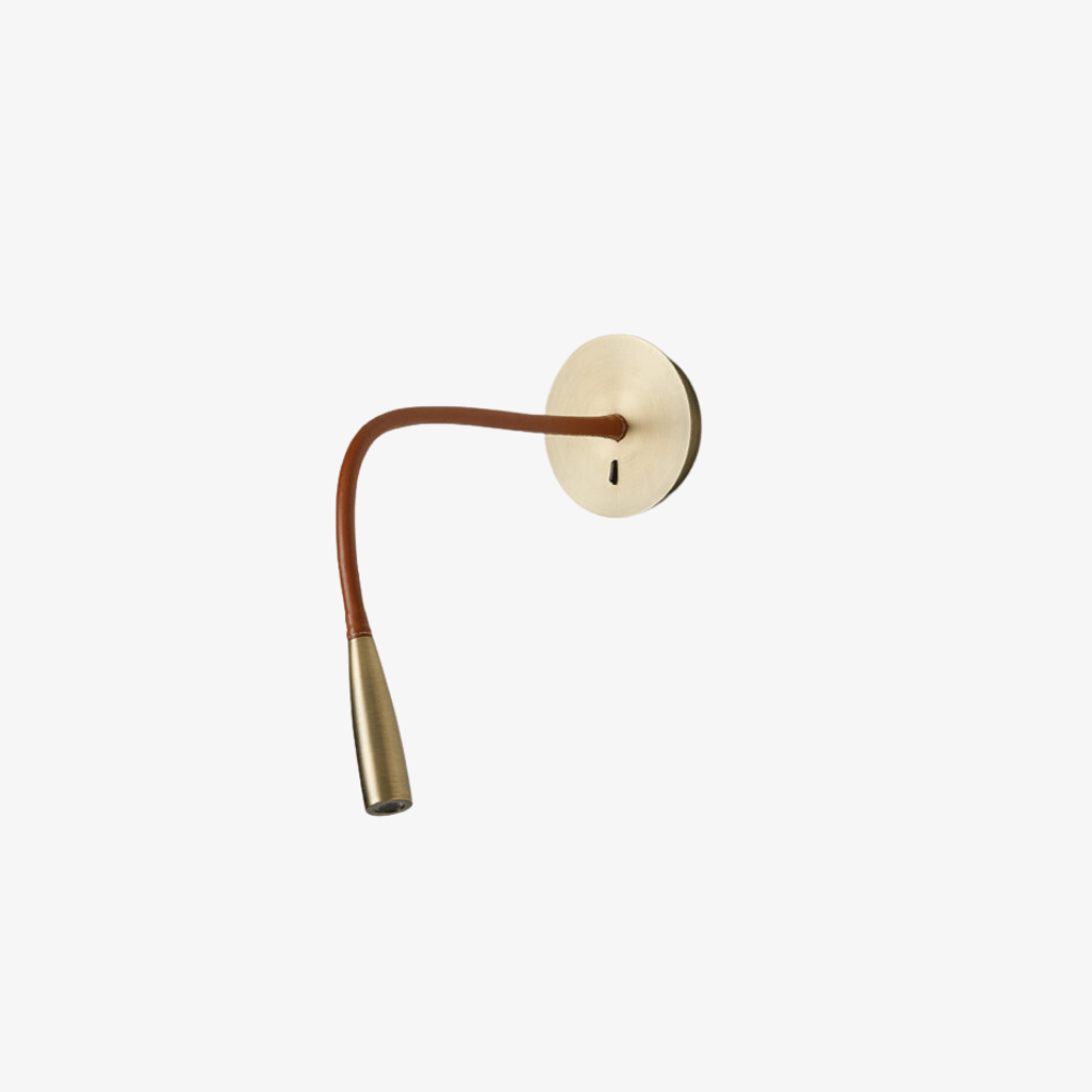 Bedside Wall Lights Flexi Leather Wall Light