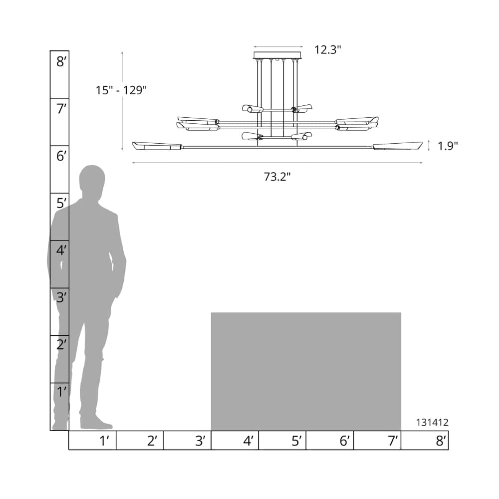 Interior Pendant Flight 10 Light Pendant