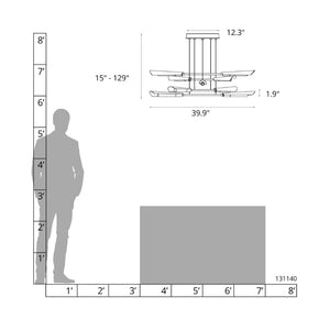 Interior Pendant Flight 10 Light Small Pendant