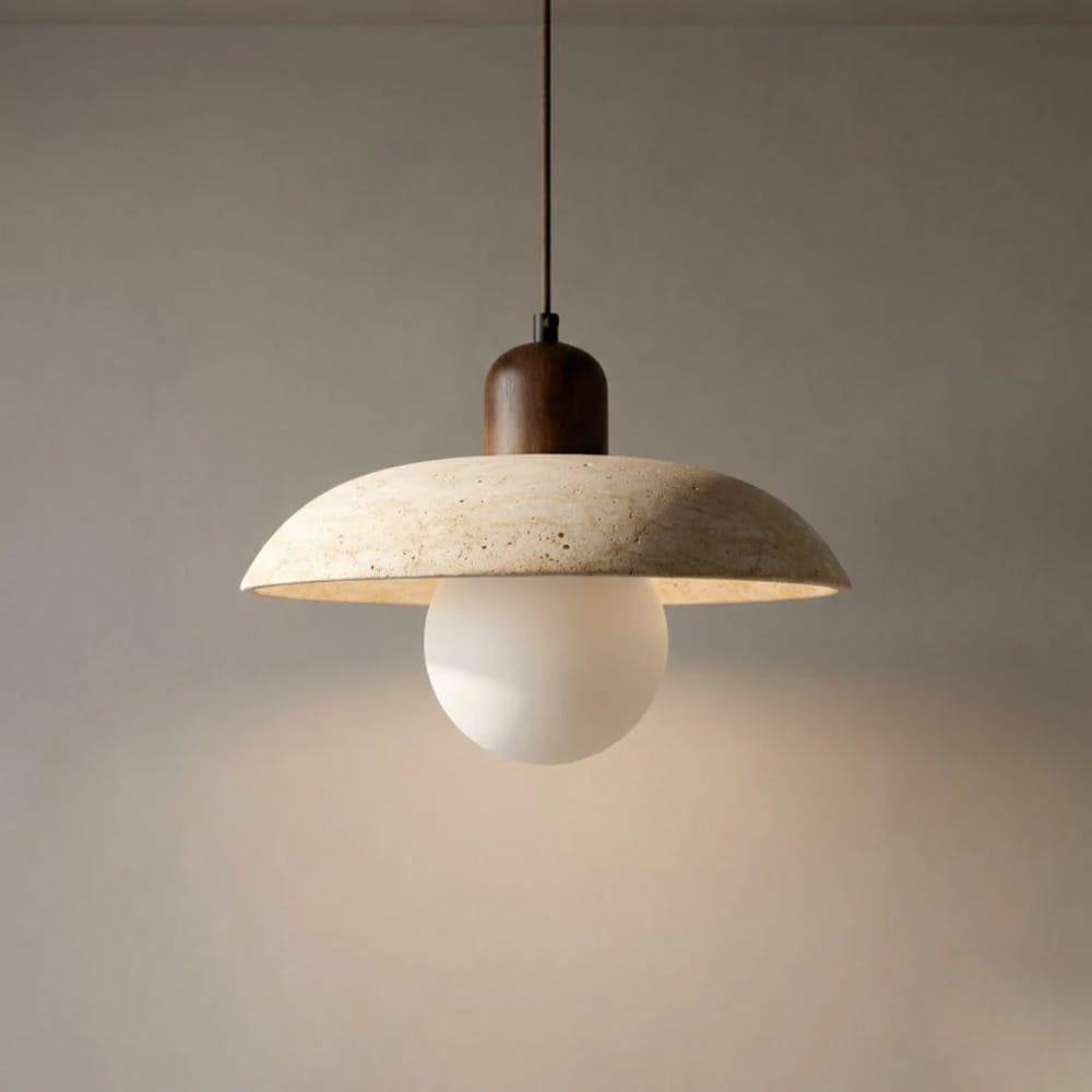 Interior Pendant Flint Natural Stone Pendant Light
