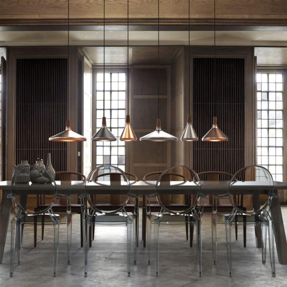 Interior Pendant Float 27cm Pendant Brushed Steel (Excess Stock)
