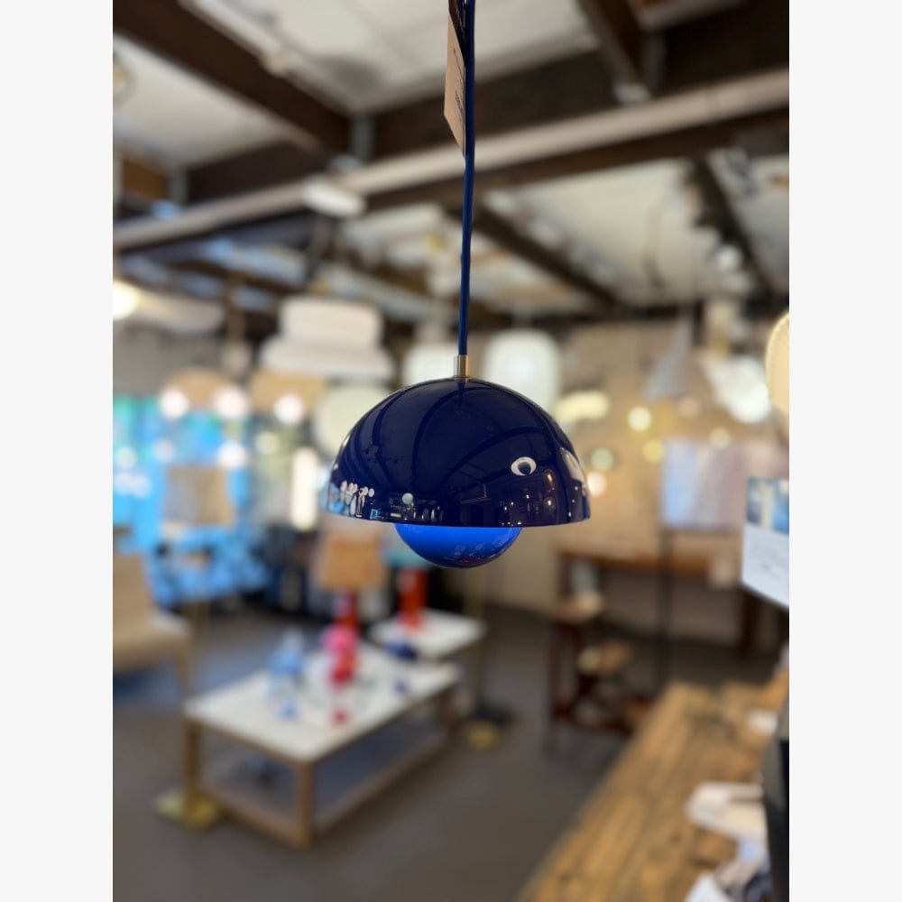 Interior Pendant Flowerpot 16cm Pendant Light - Cobalt Blue - CLEARANCE (Ex-display)