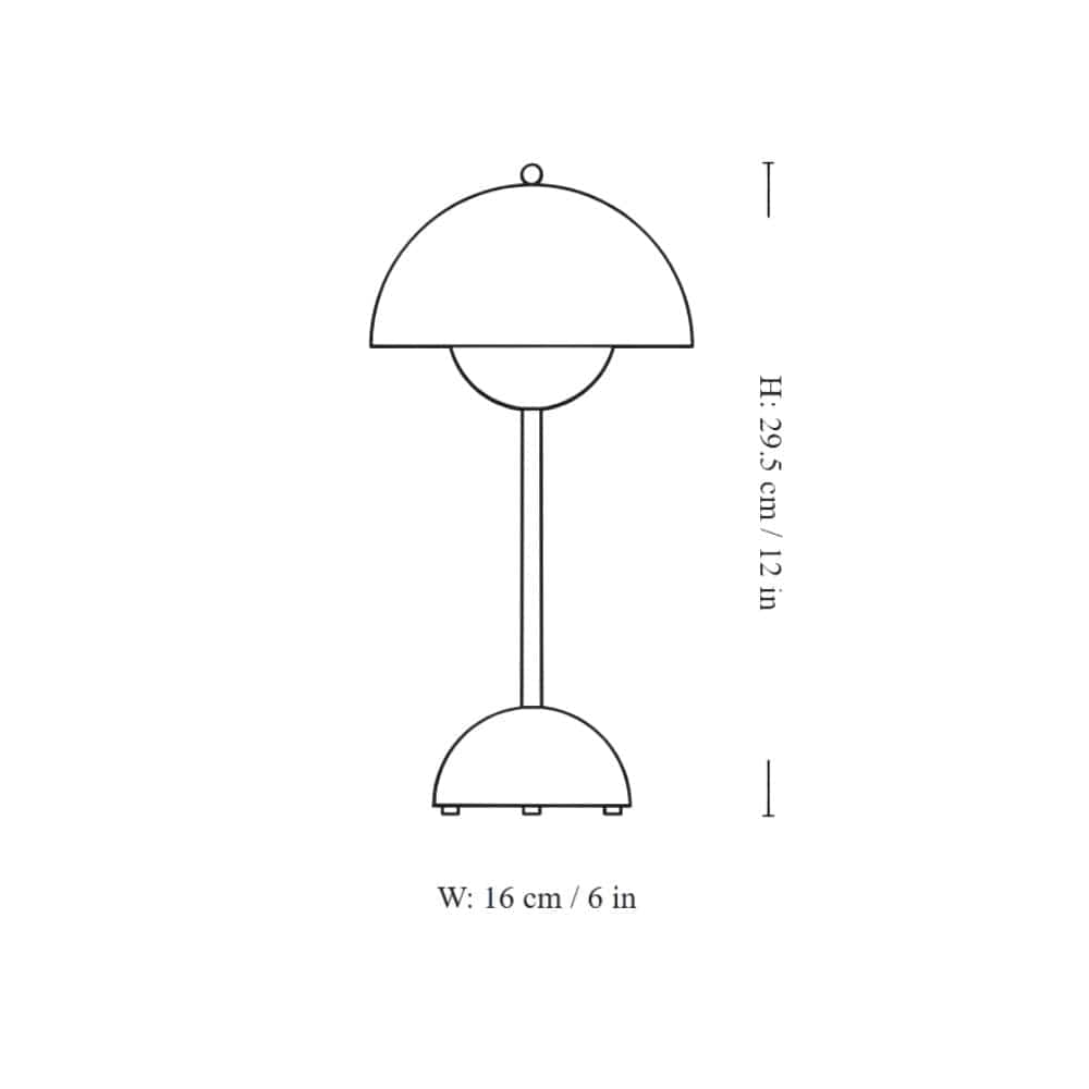 Portables Flowerpot Portable lamp