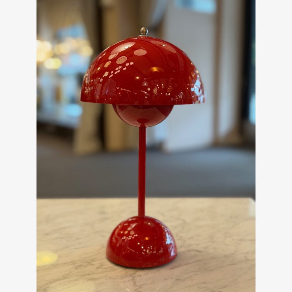 Portables Flowerpot Portable Lamp  - Vermillion Red - CLEARANCE (Ex-display)