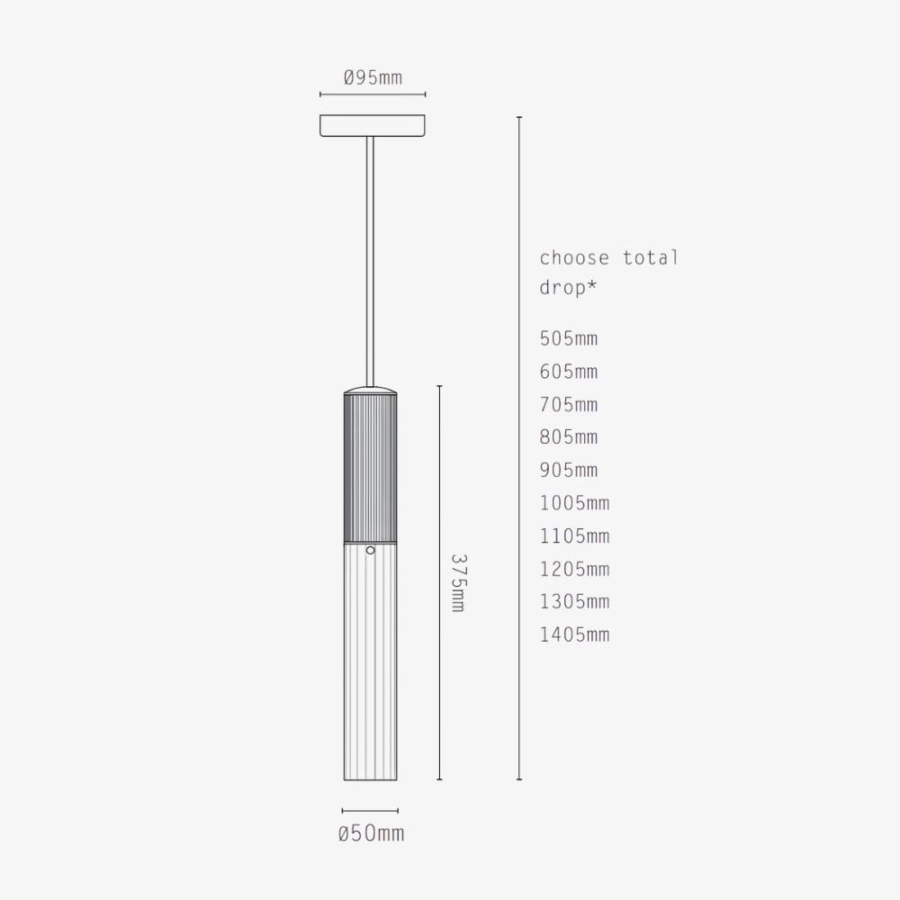 Exterior Pendant Flume 50 Outdoor Pendant