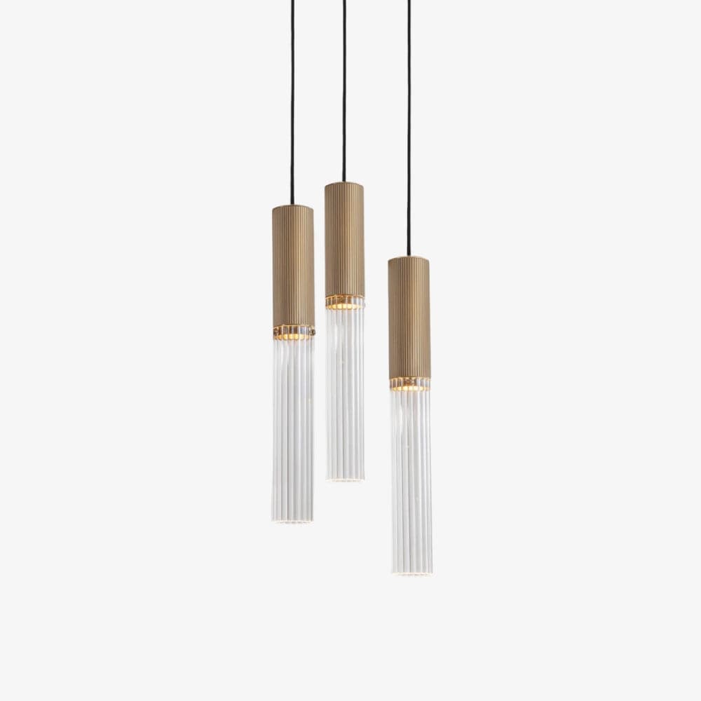 Interior Pendant Flume 50 Pendant - 3 Drop Grouping