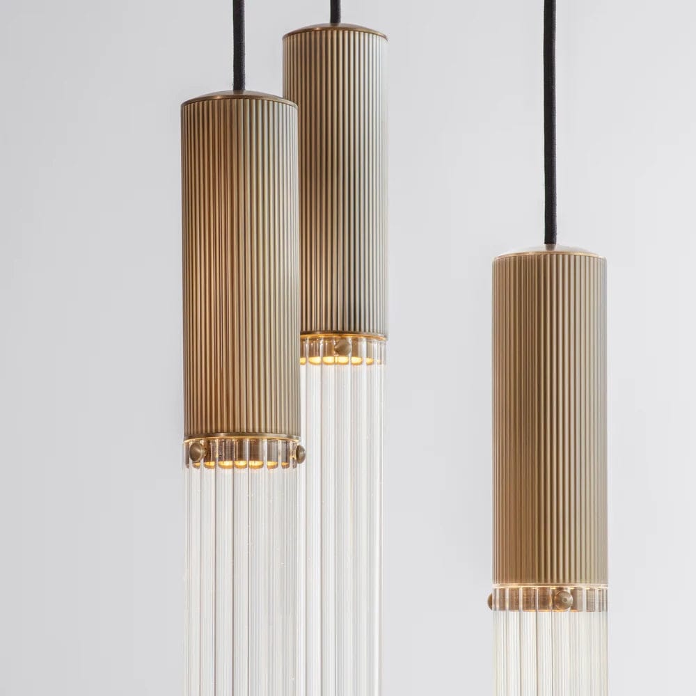 Interior Pendant Flume 50 Pendant - 3 Drop Grouping