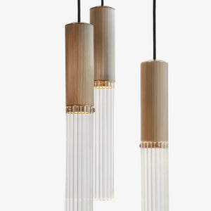 Interior Pendant Flume 50 Pendant - 6 Drop Grouping