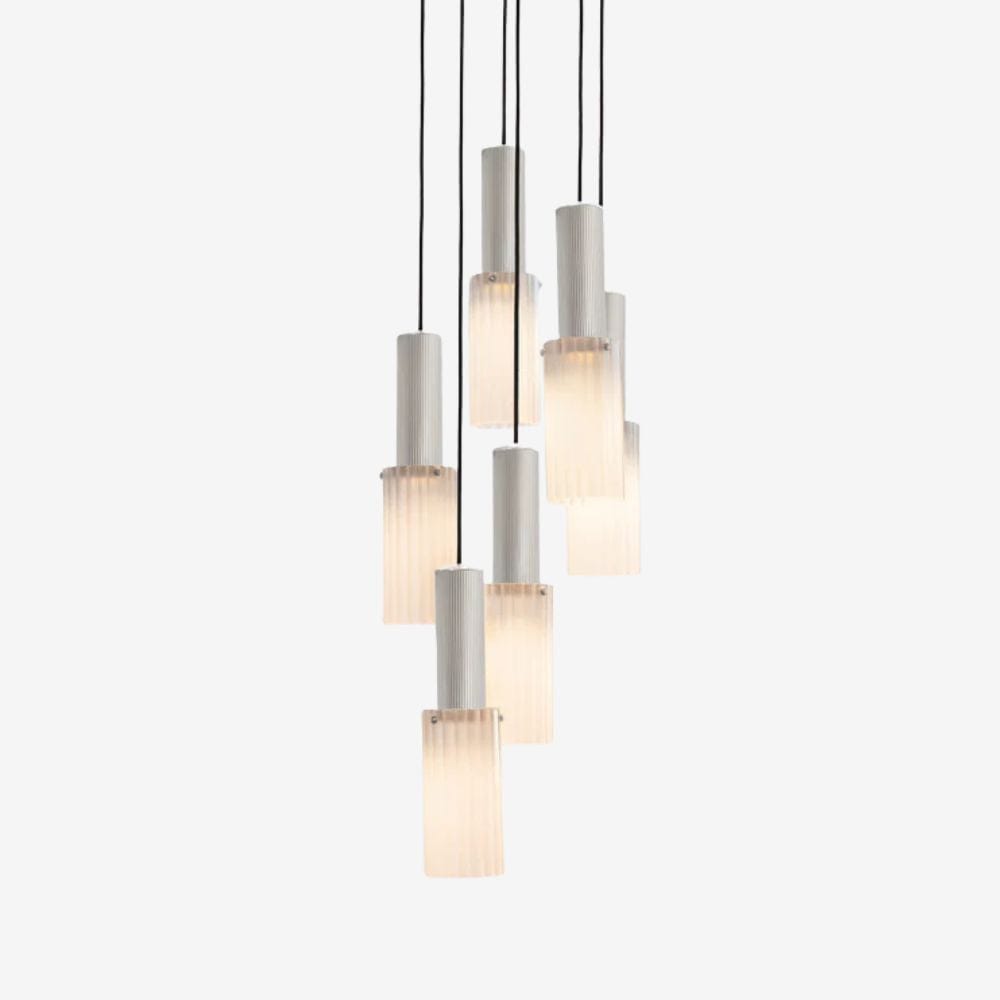 Interior Pendant Flume 80 Pendant - 6 Drop Grouping