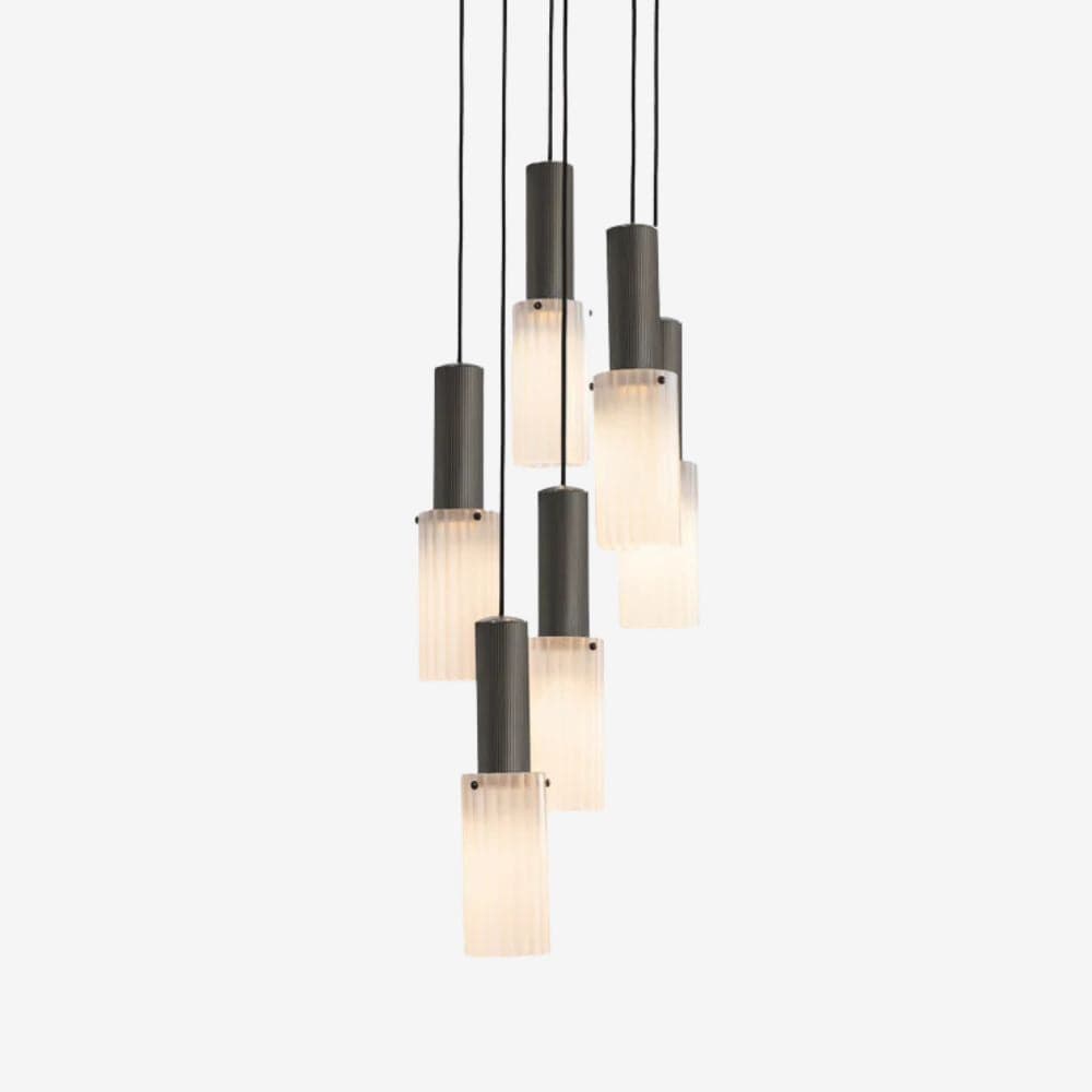 Interior Pendant Flume 80 Pendant - 6 Drop Grouping