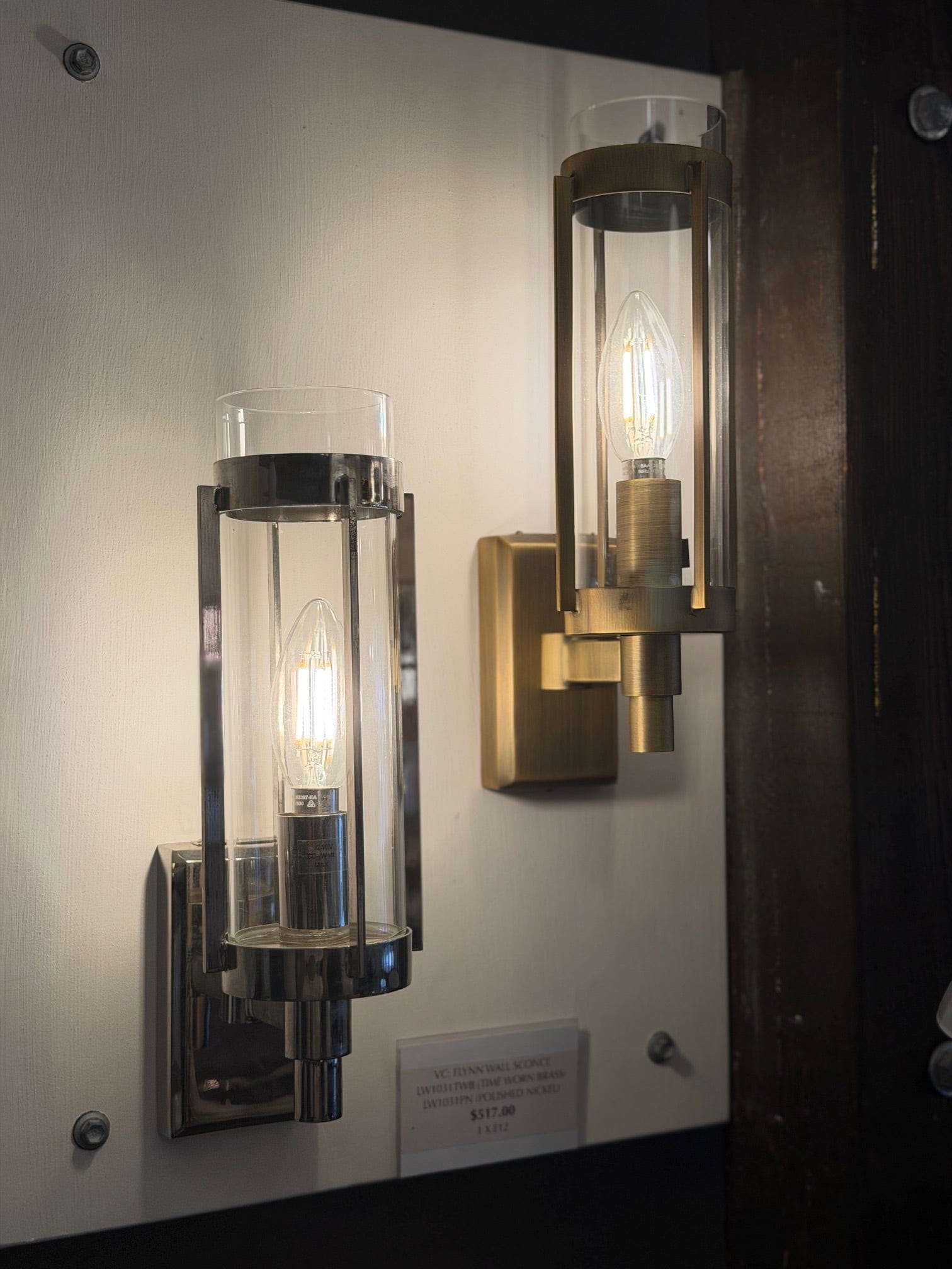 Interior Wall Light / Sconce Flynn 1L Wall Sconce  - CLEARANCE (Ex-display)