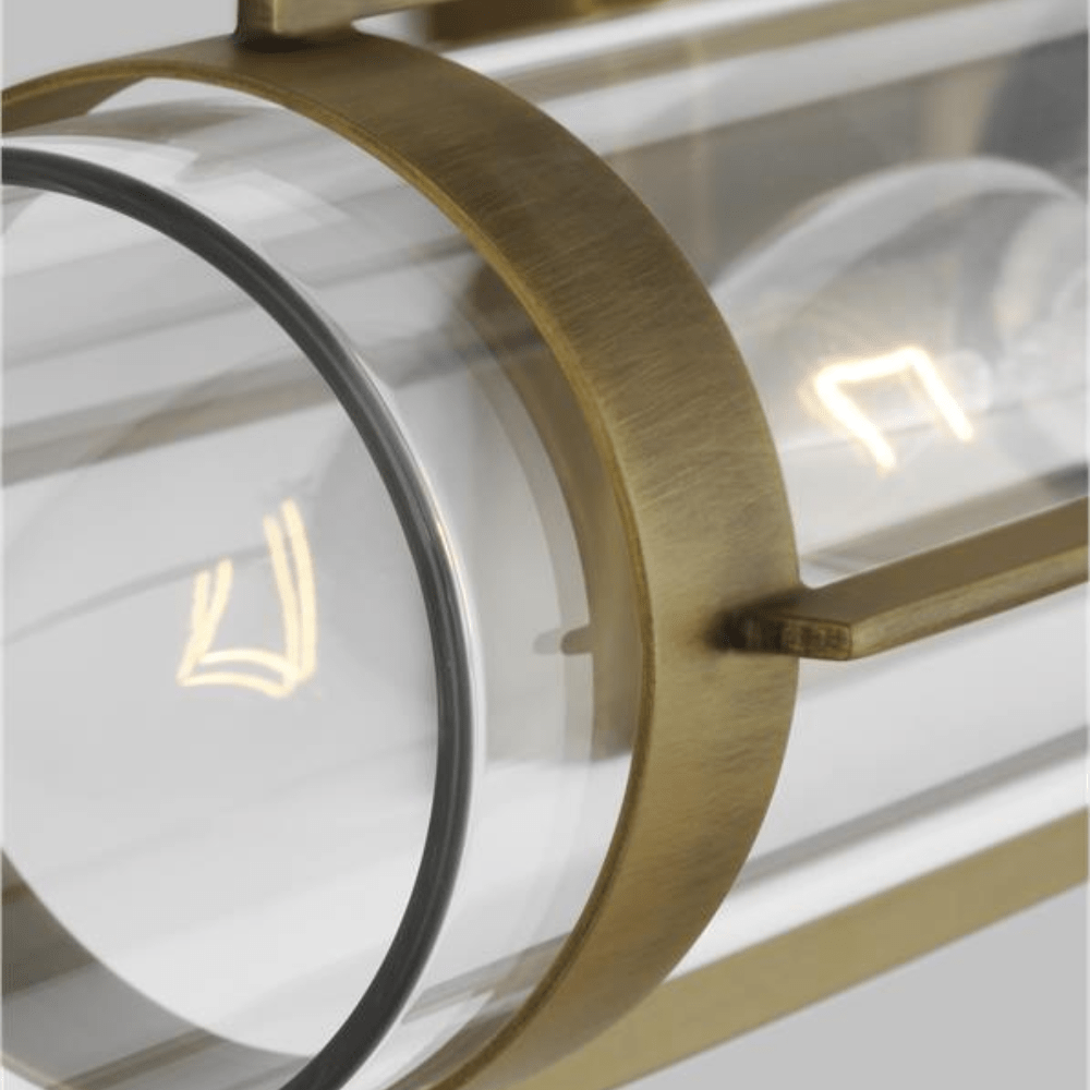 Interior Wall Light / Sconce Flynn Linear Sconce - Time Worn Brass