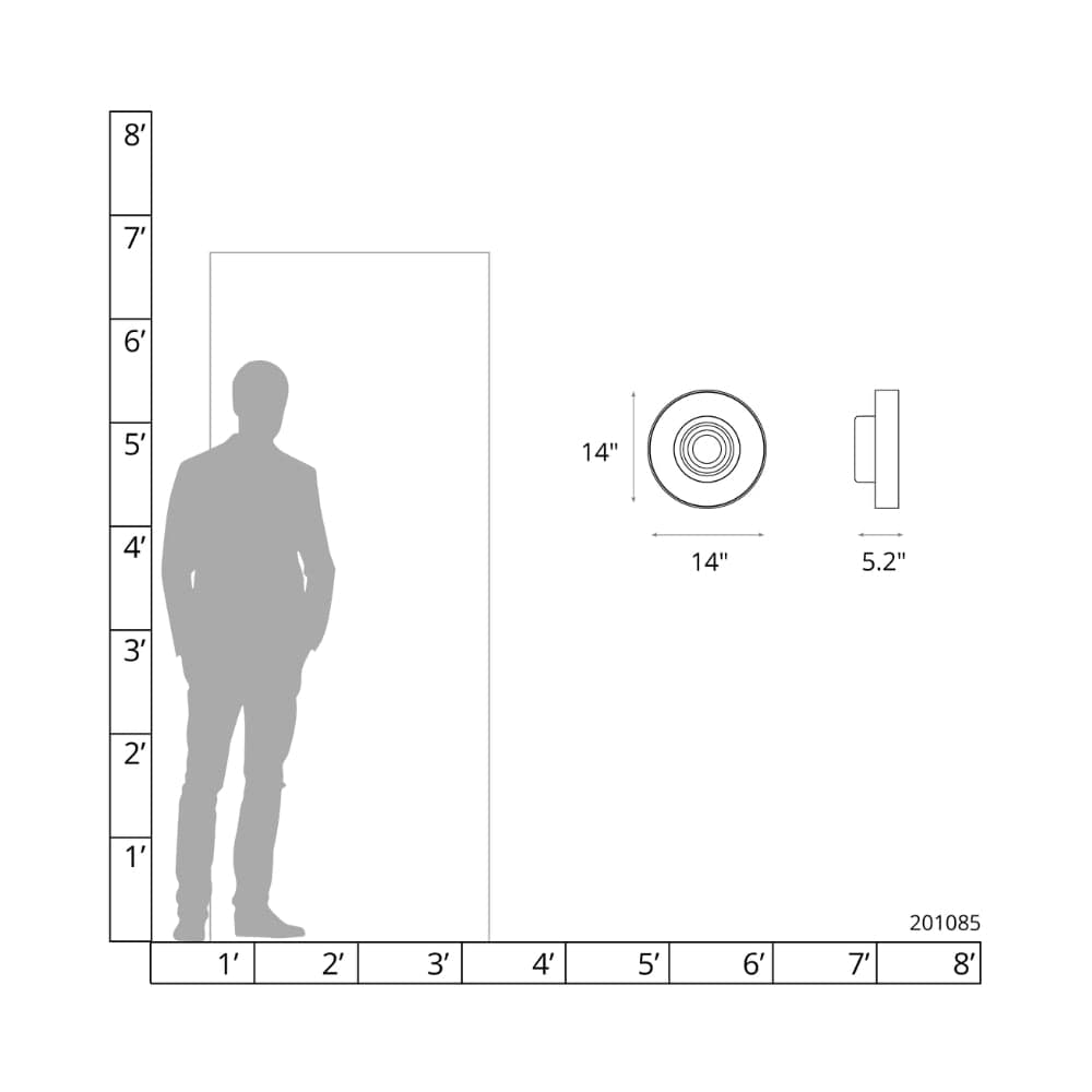 Interior Wall Light / Sconce Focal Large Sconce