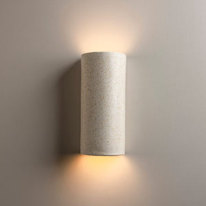 Exterior Wall Light Freckles Exteriot Tall Wall Light in Beige Freckles