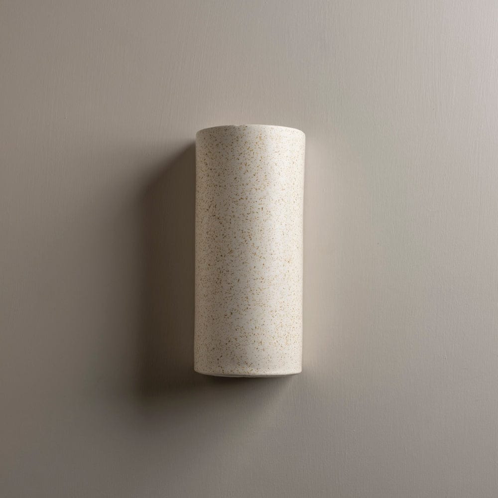 Exterior Wall Light Freckles Exteriot Tall Wall Light in Beige Freckles