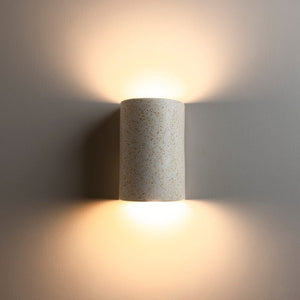 Exterior Wall Light Freckles Short Exterior Wall Light in Beige Freckles