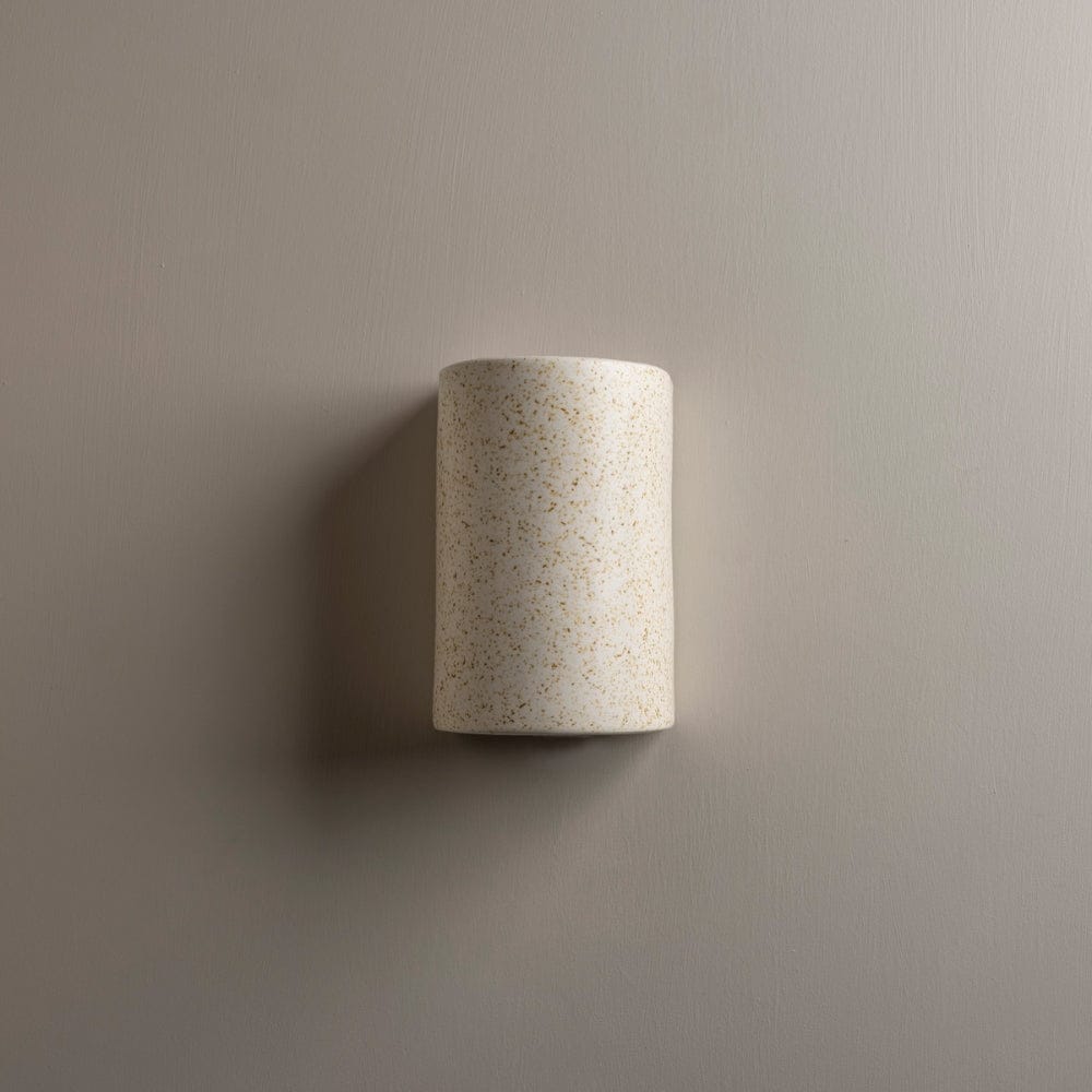 Exterior Wall Light Freckles Short Exterior Wall Light in Beige Freckles