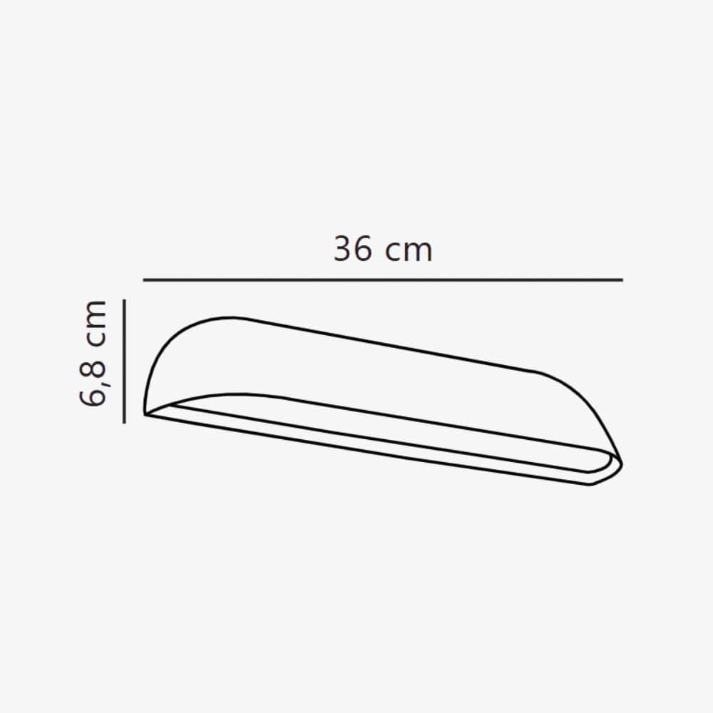 Exterior Wall Light Front 36 Wall Light
