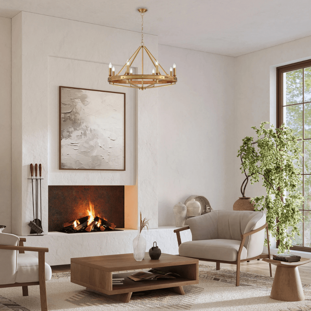 Interior Pendant Funale with 8 Lights Pendant